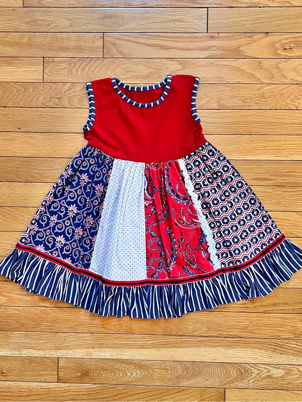 ❤️Persnickety Patriotic Picnic Twirl Dress!